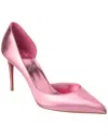 Christian Louboutin Iriza 85 Metallic Leather Pumps In Pink