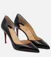 Christian Louboutin Iriza 85 Patent-leather Pumps In Black