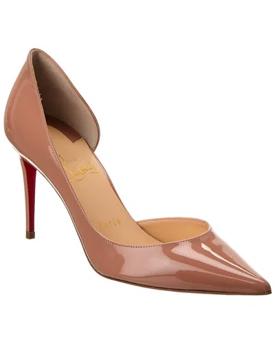 Christian Louboutin Iriza 85 Patent Pump In Pink