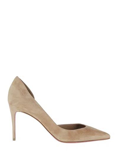 Christian Louboutin Iriza 85 Shoes In Neutral