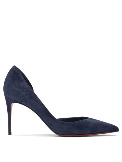 Christian Louboutin Iriza 85 Veau Velours/lining Heeled Shoes Blue