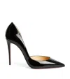 Christian Louboutin Kate 100 Patent-leather Pumps In Black