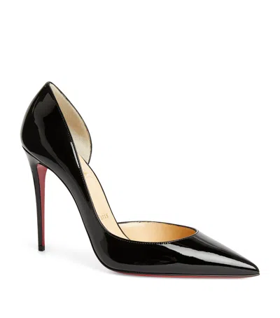 CHRISTIAN LOUBOUTIN IRIZA PATENT PUMPS 100
