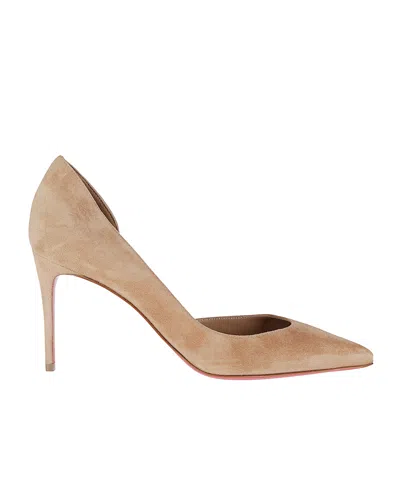 Christian Louboutin Iriza Pointed Toe Pumps In Brown