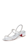 CHRISTIAN LOUBOUTIN IZA QUEEN CRYSTAL EMBELLISHED SANDAL