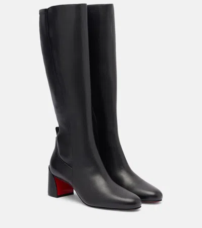 CHRISTIAN LOUBOUTIN JANE 55 LEATHER KNEE-HIGH BOOTS