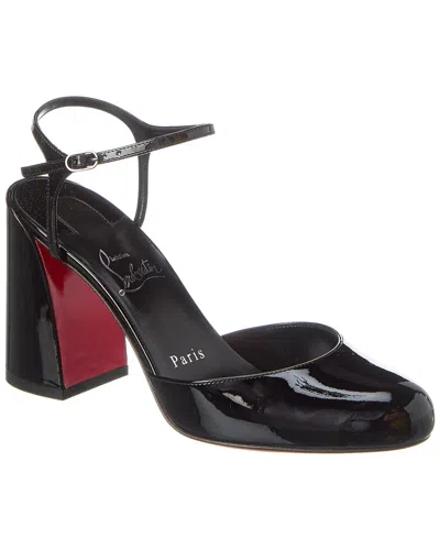 CHRISTIAN LOUBOUTIN CHRISTIAN LOUBOUTIN JANE 85 PATENT PUMP