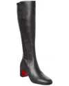 Christian Louboutin Jane Botta 55 Leather Knee-high Boot In Black
