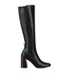Christian Louboutin Jane Botta 55 Leather Knee Boots In Black