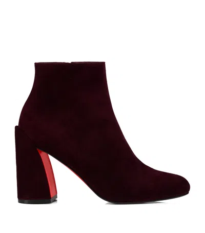 Christian Louboutin Jane Heeled Boots 85 In Red