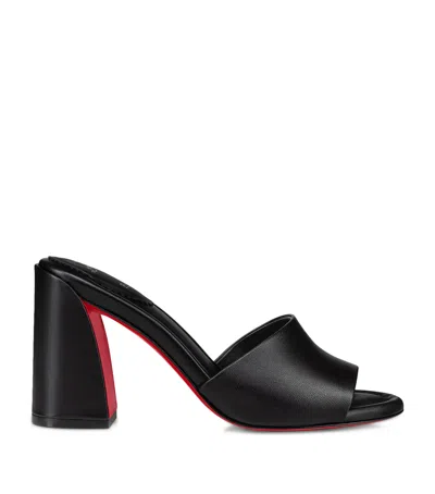 Christian Louboutin Jane Nappa Mules 85 In Black