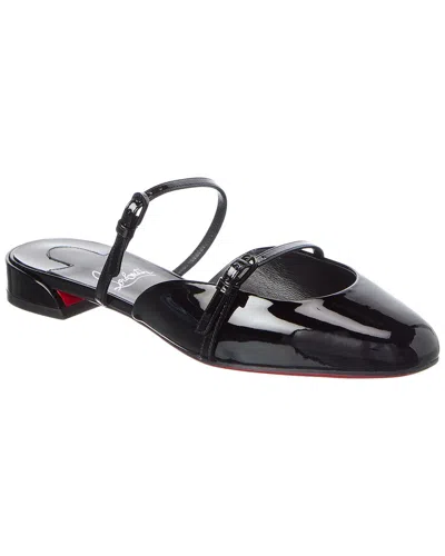 Christian Louboutin Jane Nina Patent Mule In Black