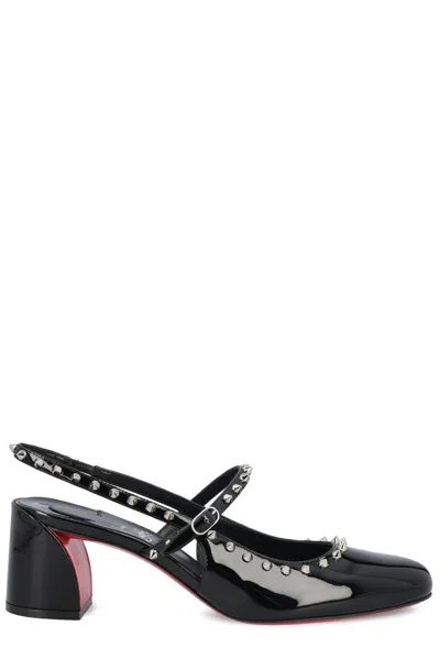 CHRISTIAN LOUBOUTIN JANISPIKES SLINGBACK PUMPS