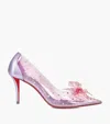 CHRISTIAN LOUBOUTIN JELLY STRASS CRYSTAL PUMPS 80