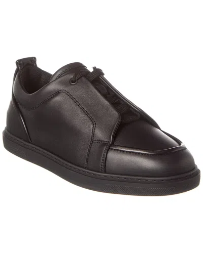 Christian Louboutin Jimmy Leather Sneaker In Black