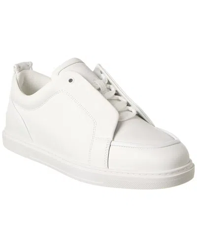 Christian Louboutin Jimmy Leather Sneaker In White