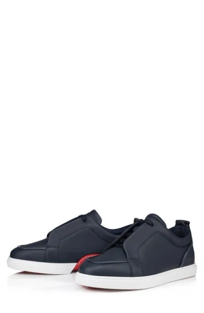 Christian Louboutin Jimmy Low Top Sneaker In Marine