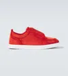 Christian Louboutin Jimmy Suede Sneakers In Rot