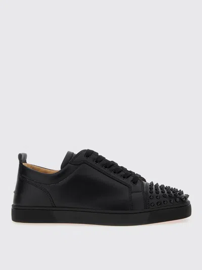 CHRISTIAN LOUBOUTIN CHRISTIAN LOUBOUTIN JUNIOR SPIKES LEATHER SNEAKERS