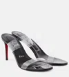 Christian Louboutin 85mm Just Nothing Clear Slide Sandals In Transparent