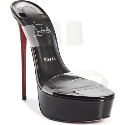 Christian Louboutin Just Nothing Alta Platform Sandal In Black