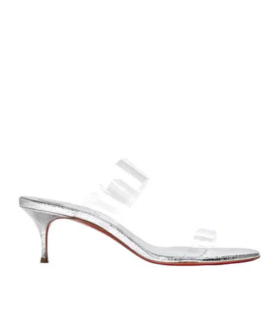 Christian Louboutin Just Nothing Heeled Mules In Multi