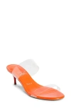 Christian Louboutin Just Nothing Leather Heeled Sandals 55 In Red