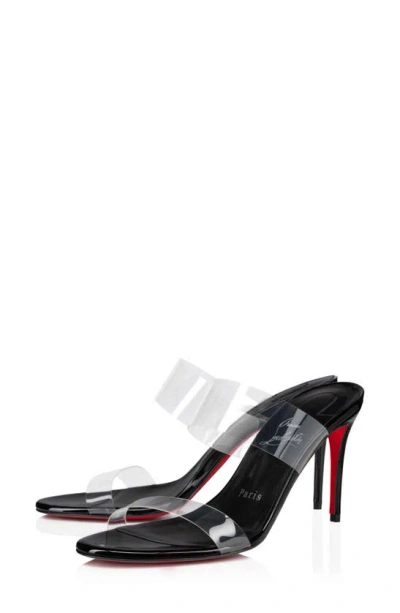 Christian Louboutin Just Nothing Slide Sandal In Transparent