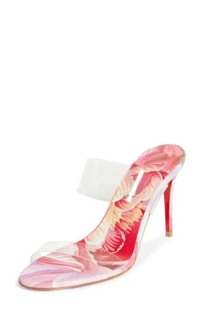 Christian Louboutin Just Nothing Slide Sandal In Multi