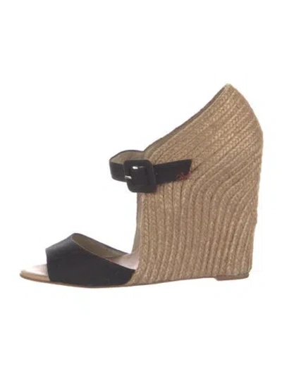 Pre-owned Christian Louboutin Jute Espadrilles