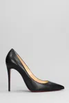 Christian Louboutin Kate 100 Pumps In Black Leather In Black