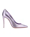 Christian Louboutin Gray 100mm Pumps For Women From Designer At Ss24 Collection In Gray