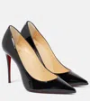 Christian Louboutin Kate 100 Pumps In Black Leather In Black