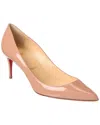 Christian Louboutin Kate Pointed Toe Patent Leather Pump In Black