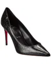 Christian Louboutin So Kate Patent Pointed-toe Red Sole Pump In Black