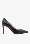 Christian Louboutin Kate 85 Leather Pumps In Black