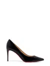 Christian Louboutin Kate Pumps Pointed Toe Stiletto Patent Sole In Black