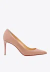 Christian Louboutin Kate 85 Patent Leather Pumps In Pink