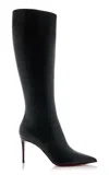 CHRISTIAN LOUBOUTIN KATE 85MM LEATHER KNEE BOOTS