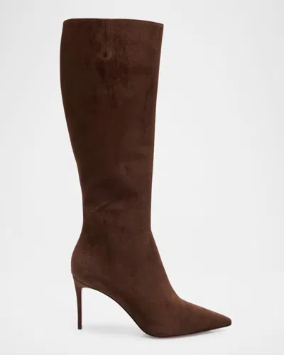 Christian Louboutin Kate 85mm Red Sole Boots In Cosme