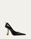 Christian Louboutin Kate Clawmax Patent Leather Pumps 100 In Black