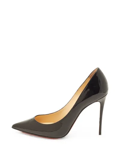 Pre-owned Christian Louboutin Kate Leather Pumps In Black