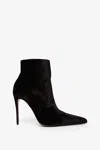 Christian Louboutin Kate Max 100 Velvet Ankle Boots