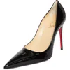 Christian Louboutin Kate Max Patent Pump In Black