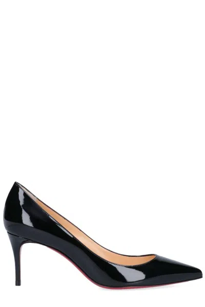 Christian Louboutin Kate Point-toe Pumps In Black