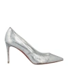 Christian Louboutin Kate Pointed Toe Pumps In Gray