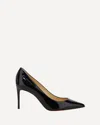 Christian Louboutin Pointed Toe Pumps Featuring Signature Sole In Black