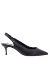 Christian Louboutin Sporty Kate Leather Slingback Pumps 55 In Black