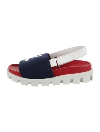 Pre-owned Christian Louboutin Kids' Casual Sandals In Blue