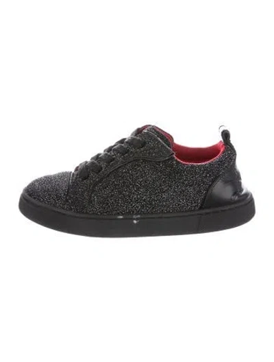 Pre-owned Christian Louboutin Babies' Kids Girls Sneakers In Black